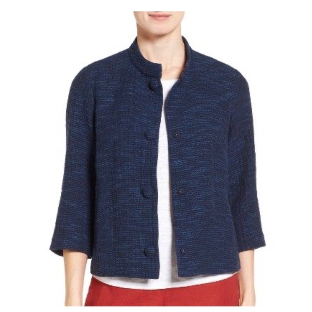 Eileen Fisher | Rys Japanese Woven Cotton Jacket | 2 / 4 P